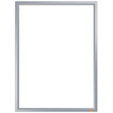 Cadre porte affiche en aluminium - 339 x 463 mm - A3 - Argent : NOBO image