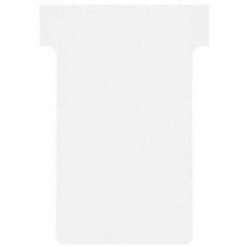 Fiches T - Indice 2 / 60 mm - Blanc : NOBO Lot de 100 visuel