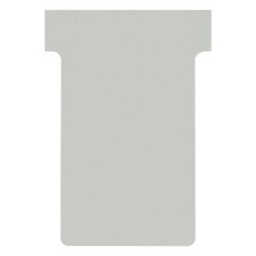 Fiches T - Indice 2 / 60 mm - Gris : NOBO Lot de 100 Modèle