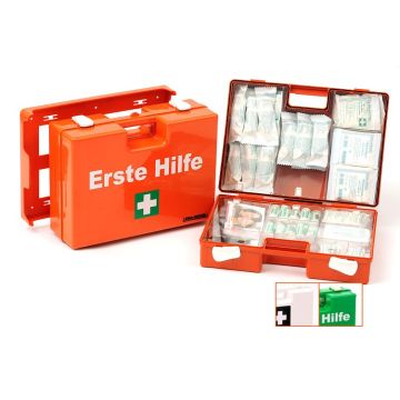 Valise de premiers secours LEINA - Reference 21002 : Quick norme DIN 13157