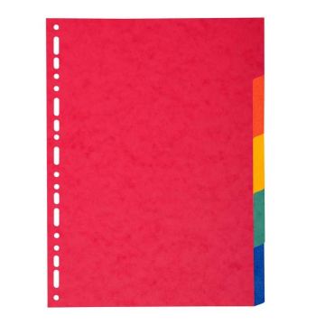 EXACOMPTA : Jeu de 5 intercalaires neutres en carte recyclée 2105E