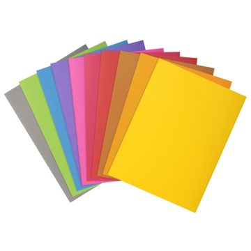 Lot de 10 Chemises pour dossiers A4 ROCK'S 210 - Assortiment EXACOMPTA Visuel