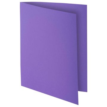 Lot de 10 Chemises pour dossiers A4 ROCK'S 210 - Violine : EXACOMPTA 