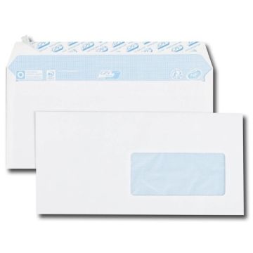 Enveloppes avec fenêtre de 45 x 100 mm - 110 x 220 mm - 80 g : GPV Office Lot de 500 Visuel