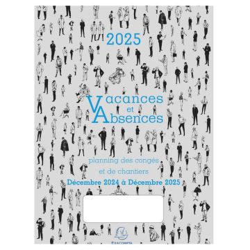 Planning des congés 2025 - Vacances et absences EXACOMPTA