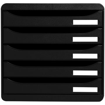 EXACOMPTA : Module de rangement 5 tiroirs - Big Box Plus - Noir