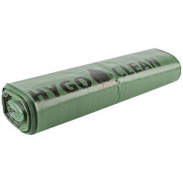 Sac Poubelle Vert 120 litres HYGO CLEAN 45 microns Lot de 25