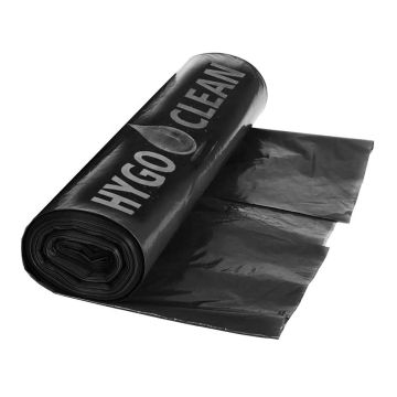 Sacs Poubelle - 120 litres - Noir : HYGO CLEAN Lot de 25