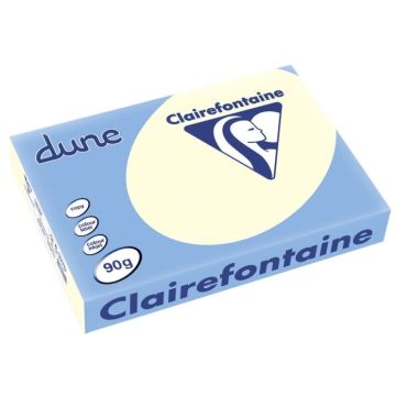 Ramette de papier de 500 feuilles A4 - 90 g - Blanc naturel : CLAIREFONTAINE Dune Image