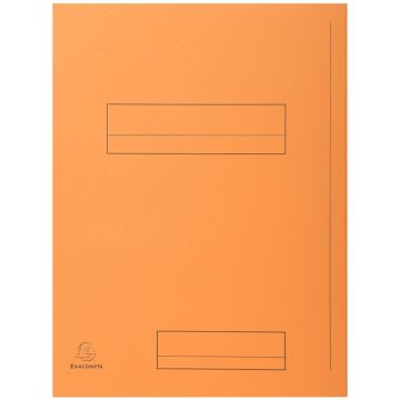 Lot de 50 Chemises rigides imprimées - Orange EXACOMPTA Super 210 Image