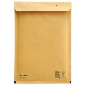 Pochettes d'expédition à coussin d'air - Marron - 240 x 350 mm : MAIL MEDIA Lot de 100 Visuel