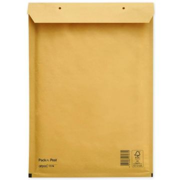 Pochettes d'expédition à coussin d'air - Marron - 250 x 350 mm : MAIL MEDIA Lot de 100 Visuel