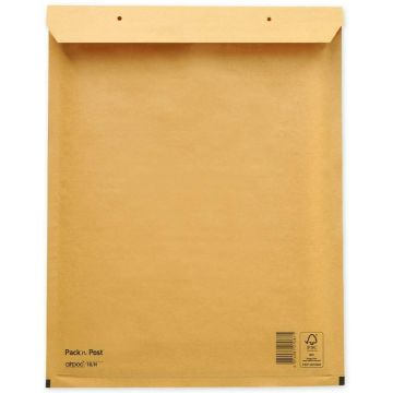 Pochettes d'expédition à coussin d'air - Marron - 290 x 370 mm : MAIL MEDIA Lot de 100 Visuel