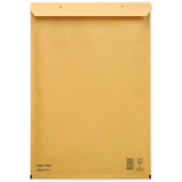 Pochettes d'expédition à coussin d'air - Marron - 320 x 455 mm : MAIL MEDIA Lot de 50 Visuel