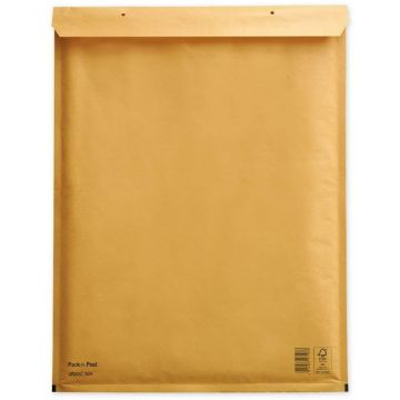 Lot de 50 Pochettes d'expédition à coussin d'air - Marron - 370 x 480 mm : MAIL MEDIA Visuel