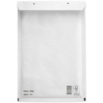 Pochettes d'expédition molletonnées - Blanc - 240 x 350 mm : MAIL MEDIA Lot de 100 Visuel