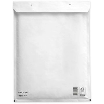 Pochettes d'expédition molletonnées - Blanc - 290 x 370 mm : MAIL MEDIA Lot de 100 Visuel