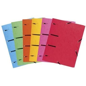 Chemise perforée à 3 rabats et élastiques - Assortiment EXACOMPTA Punchy Modèle