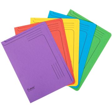 Chemise à coin A4 en papier imprimé EXACOMPTA 48100E Assortiment