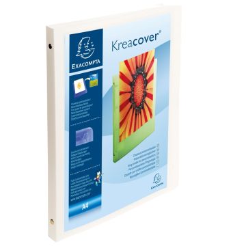 EXACOMPTA : Classeurs personnalisables 1 pochette - Blanc 51189E