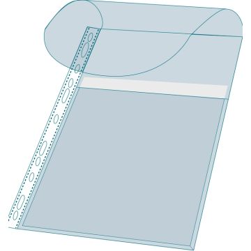 5503E Pochettes perforées à soufflet Exacompta A4 vertical modèle