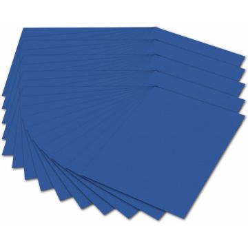 Carton de Bricolage A4 - Bleu royal - 300 g/m² : FOLIA Lot de 50 Modèle