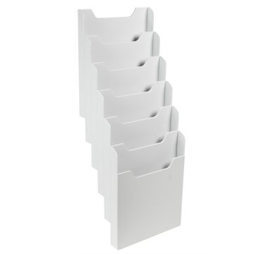 EXACOMPTA : Présentoir brochures mural - 6 compartiments A4 63740D