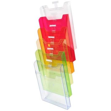 Présentoir mural - 6 compartiments - A4 Vertical - Arlequin EXACOMPTA Image