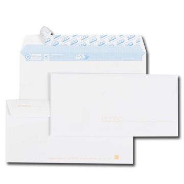 Enveloppe précasées - DL 110 x 220 mm Blanc GPV Lot de 50