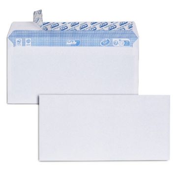 Enveloppe sans fenêtre - DL 110 x 220 mm Blanc GPV Lot de 50