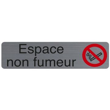 Plaque adhésive de signalisation - Espace non fumeurs : EXACOMPTA image