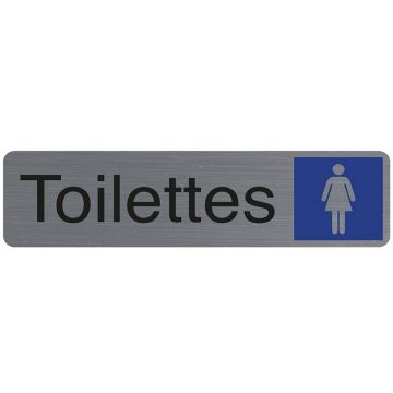 Plaque adhésive de signalisation - Toilettes Femme : EXACOMPTA image