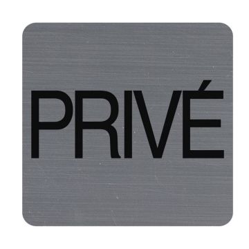 Plaque carrée adhésive de signalisation - Privé : EXACOMPTA image