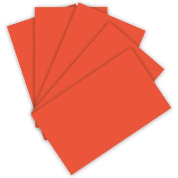 Feuilles de papier de couleur - 500 x 700 mm - Orange : FOLIA Visuel