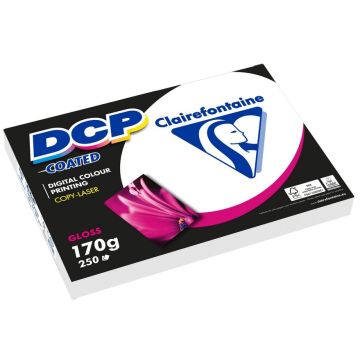 Ramette de papier de 250 feuilles A4 DCP - 170 g - Blanc brillant : CLAIREFONTAINE Image