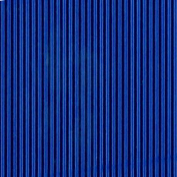 Feuille cartonnée ondulée - 500 x 700 mm - Bleu : FOLIA Visuel