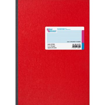 Cahier quadrillé - 297 x 210 mm 96 pages KOENIG et EBHARDT Exemple