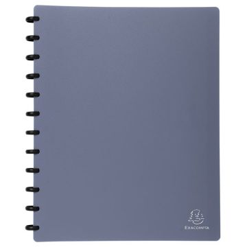 Protège-documents amovibles à anneaux de 60 vues - Bleu Métallisé EXACOMPTA Image