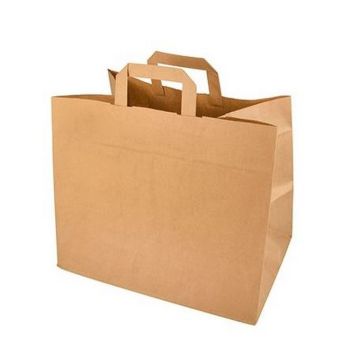 Sac en Papier - 320 x 215 x 270 mm - Kraft Brun PAPSTAR Lot de 50 sac
