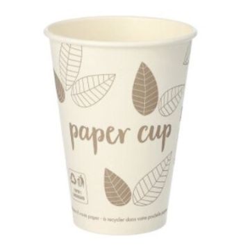 Gobelet en carton - 0,18 L : PAP STAR Pure ZERO  Lot de 80