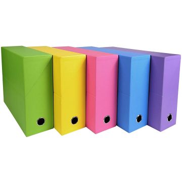 Boîte de classement Salsa - Dos 90 mm - Assortiment : EXACOMPTA Image