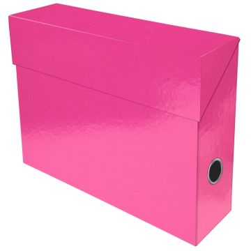 EXACOMPTA : Boîtes de classement Rose Iderama - Dos 90 mm 89924E