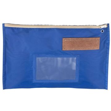 Sac Navette avec zip - 400 x 300 mm - Bleu : JPC Visuel