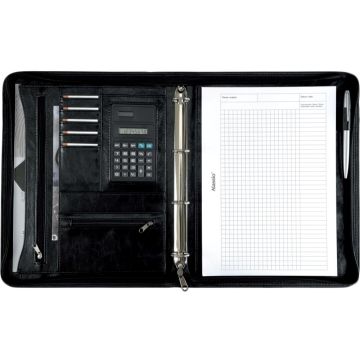 Serviette-Classeur A4 en simili cuir - MASSA Noir : ALASSIO Image