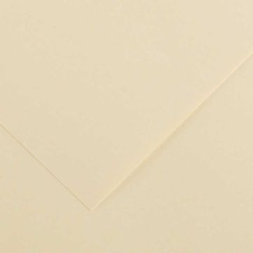 Feuilles de couleur 500 x 650 mm - Crème - CANSON Vivaldi