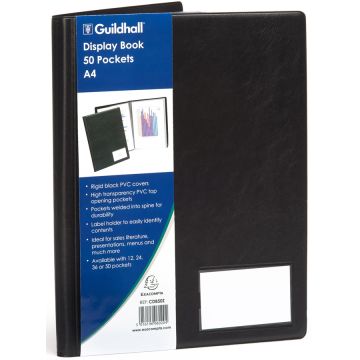 Protège-Documents Premium de 100 Vues - Noir EXACOMPTA Image