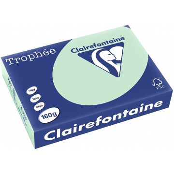 Ramette de papier Trophée de 250 feuilles A4 160g - Vert Clair : CLAIREFONTAINE Photo