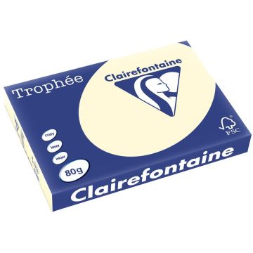 Ramette de papier Trophée de 500 feuilles A3 - Ivoire : CLAIREFONTAINE Illustration
