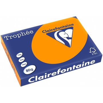 Ramette de papier Trophée de 500 feuilles A3 - Orange Vif : CLAIREFONTAINE Modèle