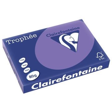 Ramette de papier Trophée de 500 feuilles A3 - Violine : CLAIREFONTAINE Image